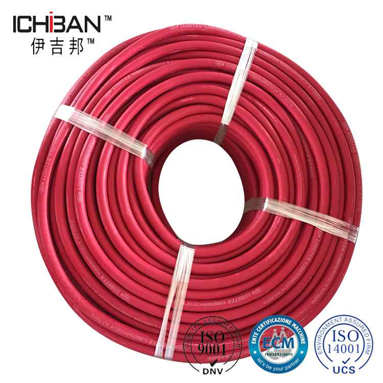Single-Line-Red-Axygen Acetylence-Rubber-Hose,-Fiber-Briaded-Welding-Oxygen-Rubber-Hose-Widely-Used
